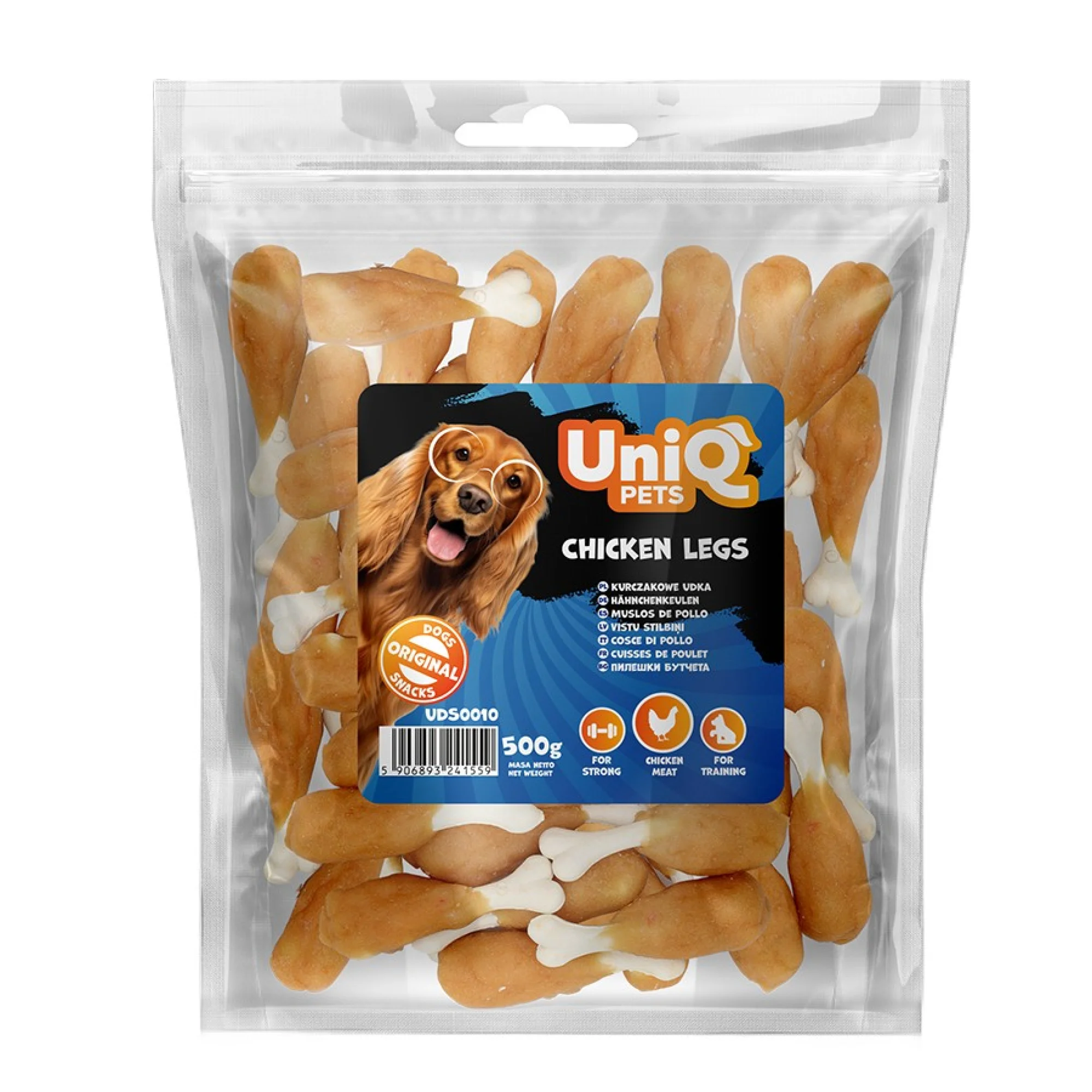 Uniq Pets Chicken Legs - 'Μπούτια' Κοτόπουλου (500γρ)